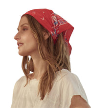 The Sailboat Bandana- Red