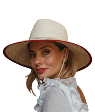 Fiji Hat- Natural/ Red