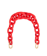 Shortie Strap Gradual Link Matte Resin- Bright Poppy