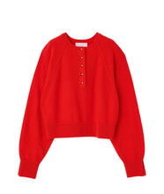 Henry Knit Pullover- Red