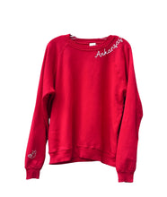 Arkansas Sweatshirt-- Red W/ Hog