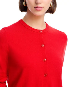 Cosysoft Fitted Cardigan- Mars Red