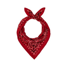 The Silk Bandana- True Red