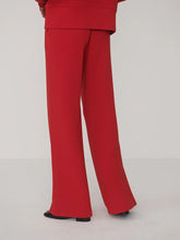 The Wide Leg Pant- Red Marl