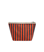 The Stripe Pouch- Hot Red Mini Prep Stripe