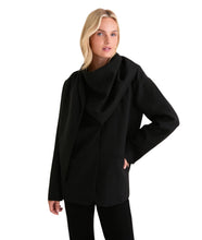 Remi Tropical Scarf Blazer- Black
