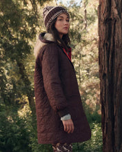 The Reversible Sweater Puffer- Brown & Poppy