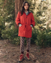 The Reversible Sweater Puffer- Brown & Poppy