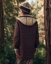 The Reversible Sweater Puffer- Brown & Poppy