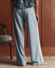 The Wide Leg Track Pant- Robin Blue