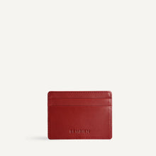 Nico Card Case- Carre Weave Rouge