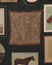 The Stetson Western Paisley Scarf- Rust