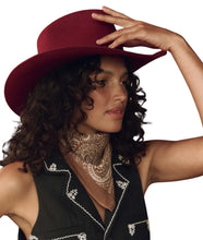 The Stetson Western Paisley Scarf- Rust