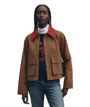 The Swingy Jacket- Rust w/ Bright Red
