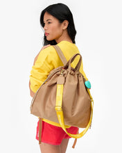 Sac Tout Back Pack- Recycled Nylon Twill Latte