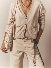 Ashton Cardigan- Sand Salt