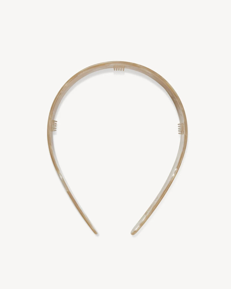 Wide Headband- Sand Shell