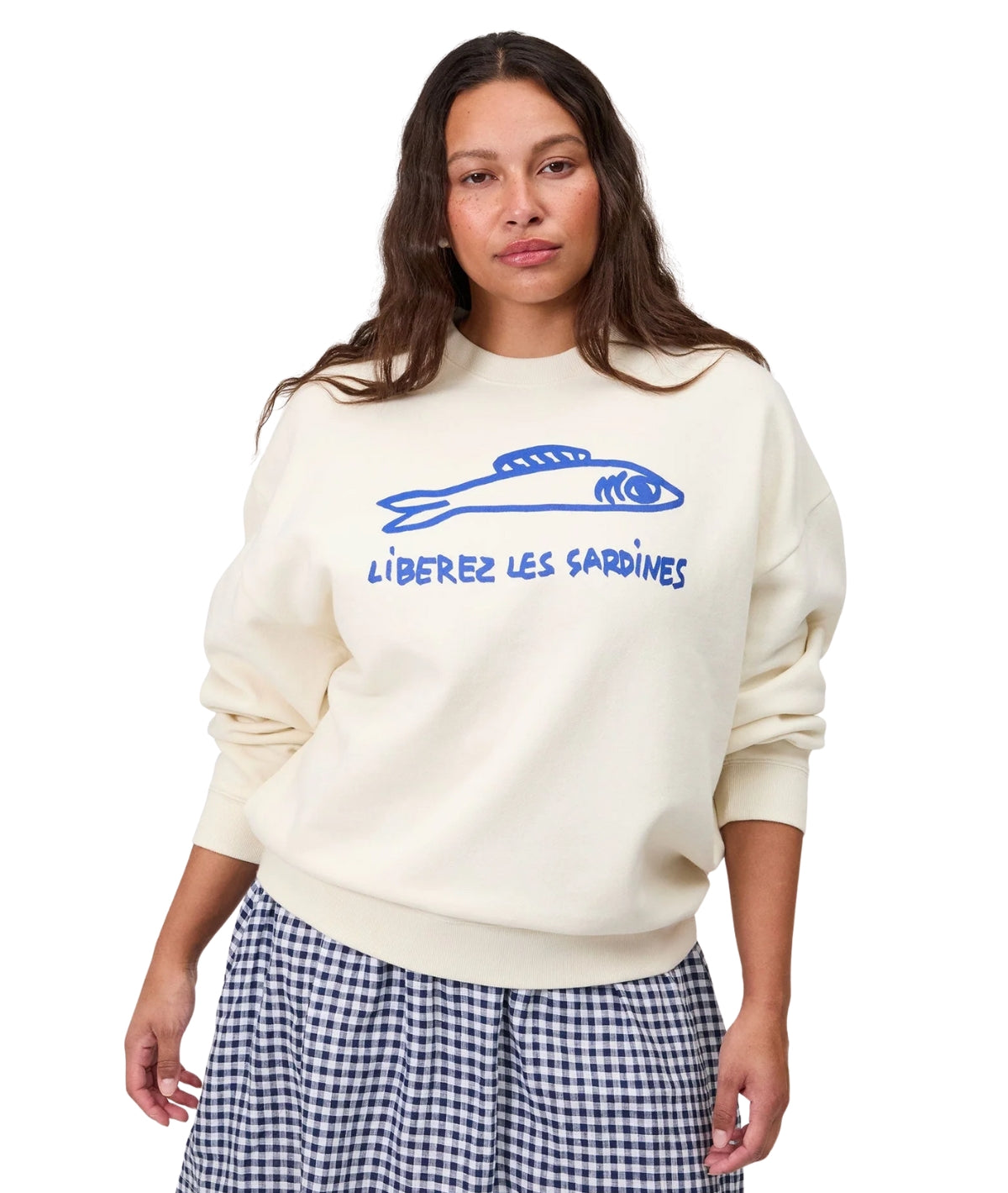 Oversized Sweatshirt- Cream