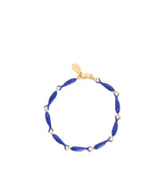 Enamel Sardine Bracelet- Cobalt
