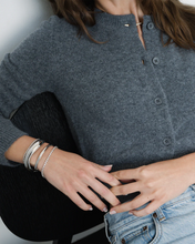 Giselle Domed Cuff- Silver Plate