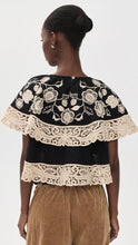Shiloh Embellished Short Sleeve Top- Black