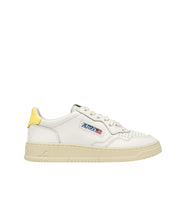 Meadalist Low- White Leather/ Lemon