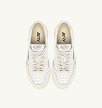 Meadalist Low- White Leather/ Lemon