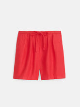 Hudson Short in Linen- Chili