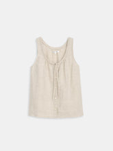 Sidney Top in Linen- Flax