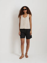 Sidney Top in Linen- Flax