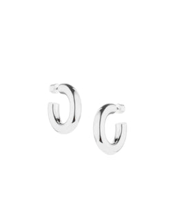 Ora Hoop Earrings- Silver