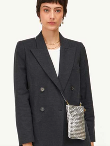Poche Woven Etoile- Silver