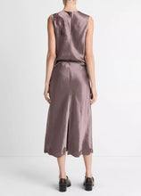 Embroidered Slip Skirt- B-Smoky Berry
