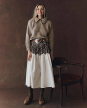 The Regency Skirt- Cream W/ Western Lace Print