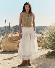 The Structured Victorian Skirt- White