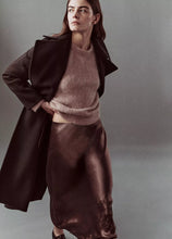 Embroidered Slip Skirt- B-Smoky Berry