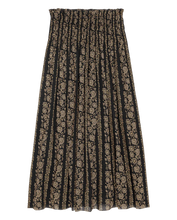 The Canary Skirt- Black & Cream Token Floral