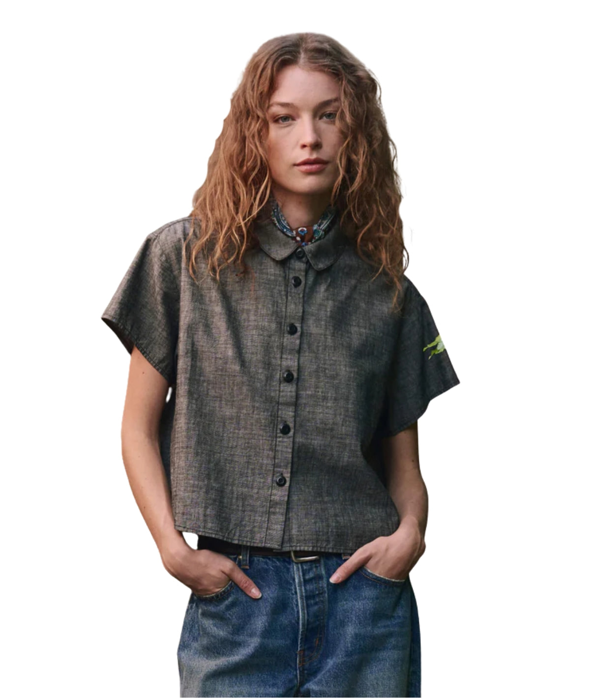 The Valor Top- Smoke Wash