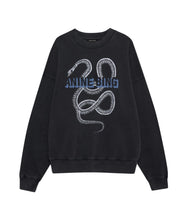 Harvey Crew Sweatshirt- Washed Black