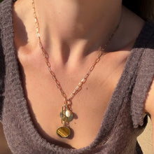Solario Sundial Tiger's Eye Necklace