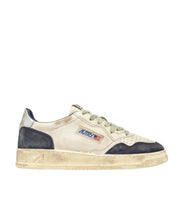 Super Vintage Low- Suede/ Laminated Leather Space Blue/ Silver