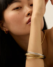 Dane Bangle Set- Two Tone 5 Pk