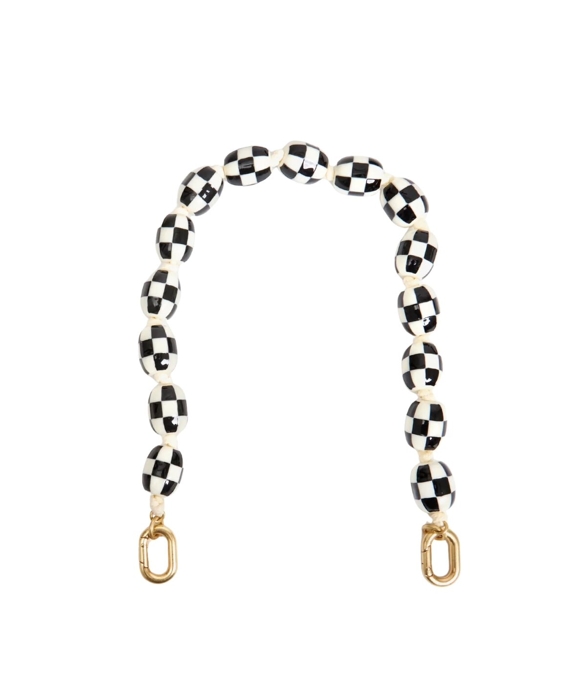 Shortie Strap- Cream / Black
