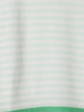 Tipped Little Stripe Crew- Noor/ Lily/ Green