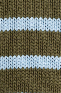 Alise Sweater- Olive Sky Stripe