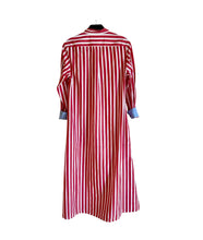 Boden Dress- Scarlet Stripe