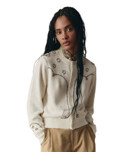 The Studded Cardigan- Natural