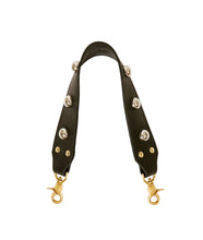Shoulder Strap- Naturelle w/ Studs- Black