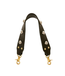Shoulder Strap- Naturelle w/ Studs- Black