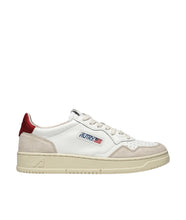 Medalist Low- Suede/ White/ Red